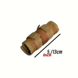 Housse de silencieux tan &agrave; scratch 13cm