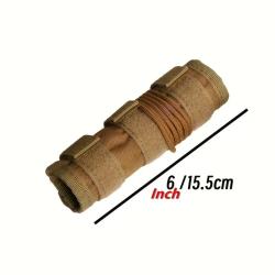 Housse de silencieux tan &agrave; scratch 15.5cm