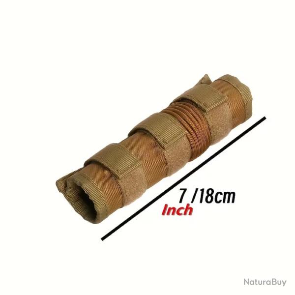 Housse de silencieux tan � scratch 18cm
