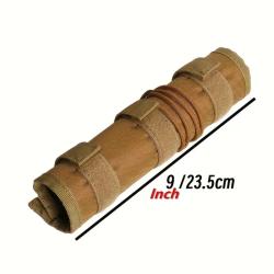 Housse de silencieux tan &agrave; scratch 23.5cm