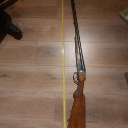 Fusil juxtapos&eacute; de marque Gaucher manufacture stephanoise calibre 12