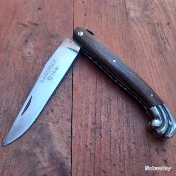Couteau LAGUIOLE OC�AN MAKI Manche en Bois