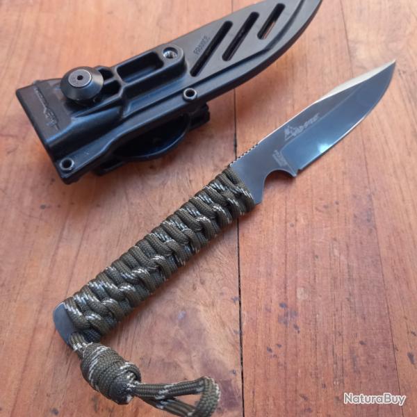 Joli Couteau WILDSTEER Manche en Paracorde  avec �tui