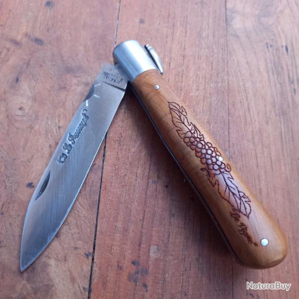 Joli Couteau LE PROVEN�AL CR�ATION G.JULIEN Manche en Olivier Grav�