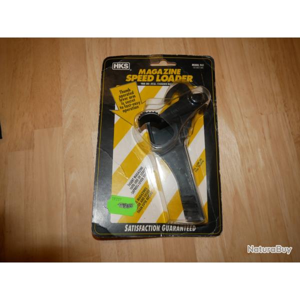 Chargette HKS 940 pour chargeurs de pistolet 9mm Para (GLOCK 17/19/22 et HK USP)