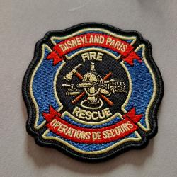 Patch velcro pompier Disneyland Paris