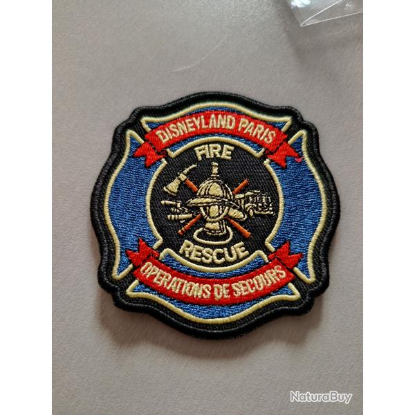 Patch velcro pompier Disneyland Paris
