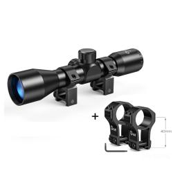 Lunette de tir CVLife 4x32 + Colliers 11mm Extra-Hauts - 1� SANS PRIX DE RESERVE