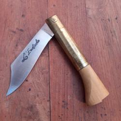 Joli Couteau L EUSTACHE  Manche en Bois