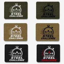 Patch Steel Challenge - Chronom&egrave;tre et cibles - coloris au choix (1 patch)