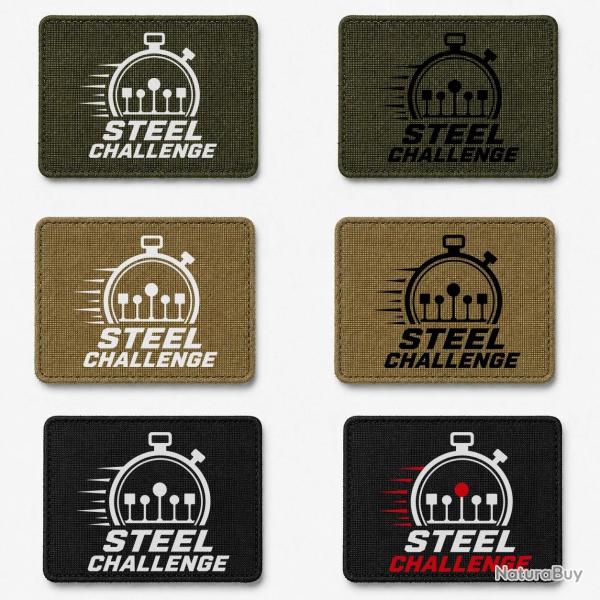 Patch Steel Challenge - Chronom�tre et cibles - coloris au choix (1 patch)