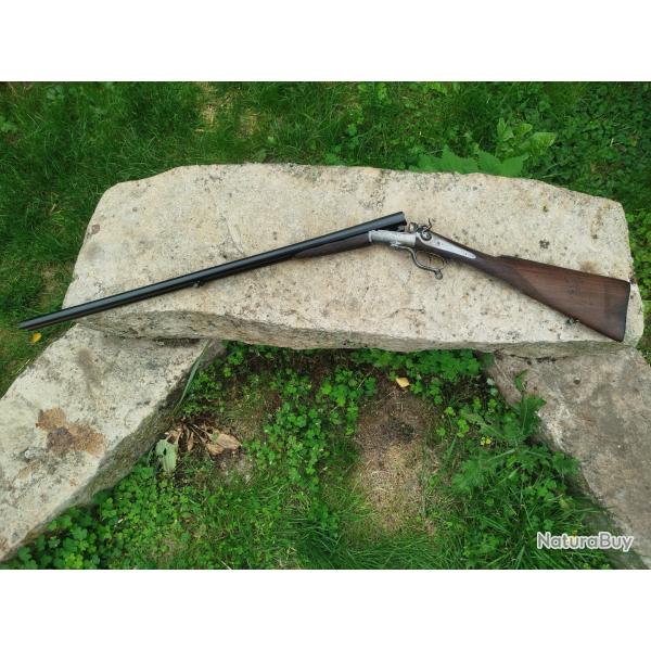 Tr�s beau fusil juxtapos� calibre 24