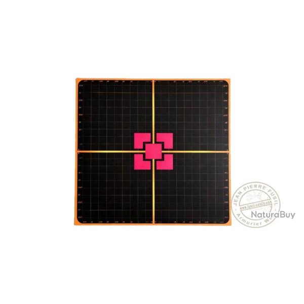 POWAIR - Lot de 10 cibles r�actives SPLASH 25 x 25 cm - Noire et Rose