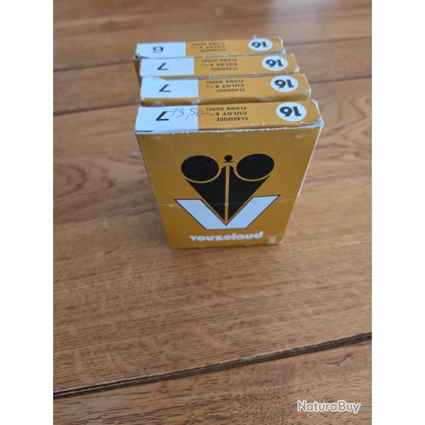 Lot cartouches calibre 16 de marque VOUZELAUD