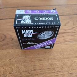 Bo&icirc;tes de 25 cartouches calibre 12 Mary arm