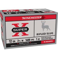 BALLES RIFLED SLUG SUPER-X 12/70 28G X15 - WINCHESTER