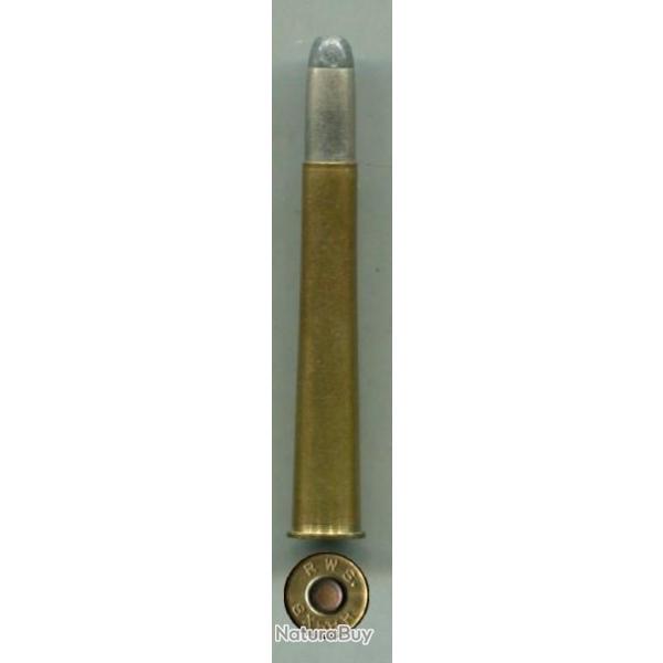 8 x 58 R Sauer & Sohn - marquage : N   SS 8 x 58 1/2 - balle nickel plointe plomb - PORT COMPRIS