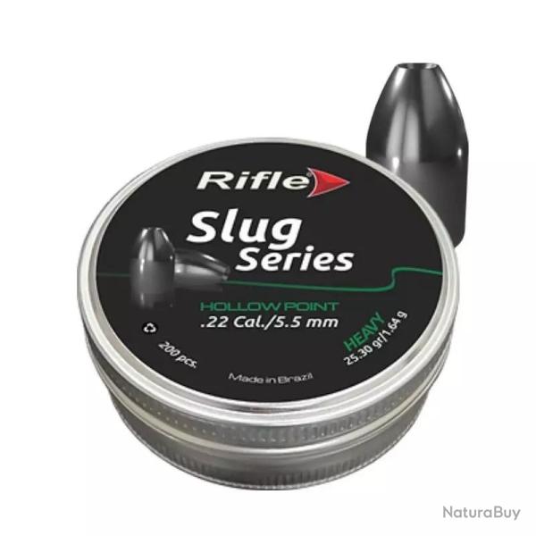 Plombs rifle Slug Heavy pointe creuse calibre 5.5 X200
