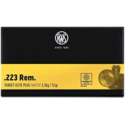 Munitions RWS cal.223rem target &eacute;lite plus 77gr 5g par 100
