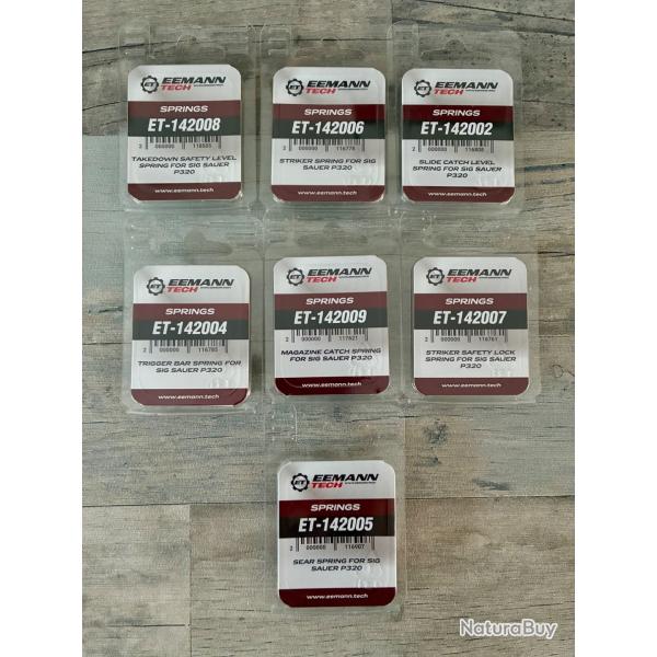 Lot de 7 pi�ces EemannTechn pour d�tente Sig Sauer P320