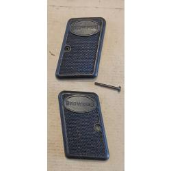 FN Browning baby 25 : paire de plaquettes + vis (1195)