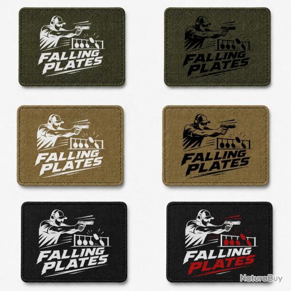 Patch Tir Sportif - Falling Plates - coloris au choix (1 patch)