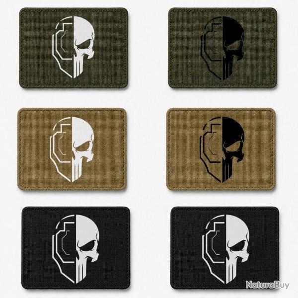 Patch TSV / IPSC - Cr�ne et cible - coloris au choix (1 patch)