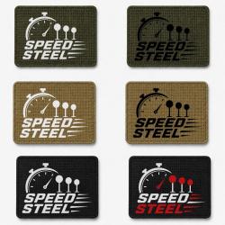 Patch Speed Steel - Chronom&egrave;tre et cibles - coloris au choix (1 patch)