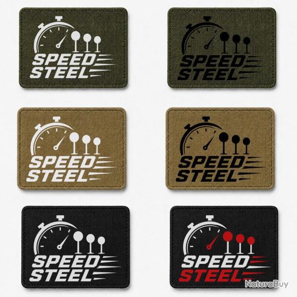 Patch Speed Steel - Chronom�tre et cibles - coloris au choix (1 patch)