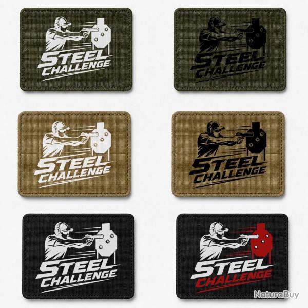 Patch Steel Challenge - Tireur au pistolet - coloris au choix (1 patch)