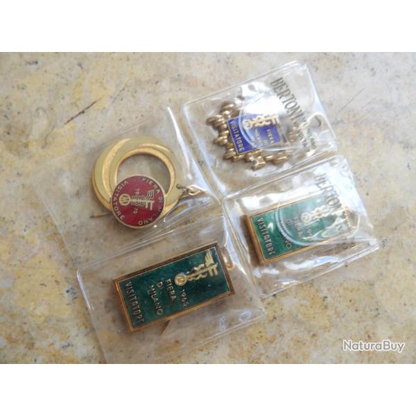 m�daille visiteur insigne foire de Milan Fiera di Milano visitatore 1970 1965 1966