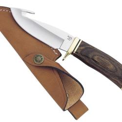 Poignard Buck knives ZIPPER lame a depouiller 10.5cm manche noyer + etui