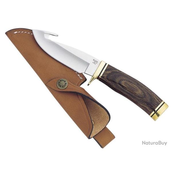 Poignard Buck knives ZIPPER lame a depouiller 10.5cm manche noyer + etui