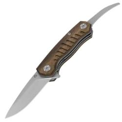 Couteau pliant Maserin Forest Edge 2 pi&egrave;ces noyer