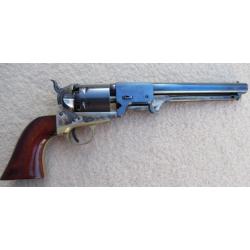 superbe revolver leech&rigdon charcoal blue cal 36 &eacute;tat neuf  Uberti 1983