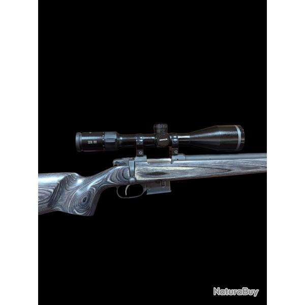 CZ 527 Varmint calibre 222 avec lunette Minox 3-15x56 et Hausken