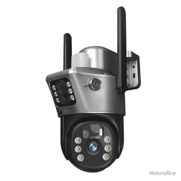 Cam�ra Chasse Solaire Panoramique PTZ WiFi 4K �tanche IP66