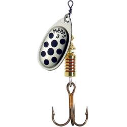 CUILLERE MEPPS AGLIA DECOREE PTS NOIRS ARGENT 3