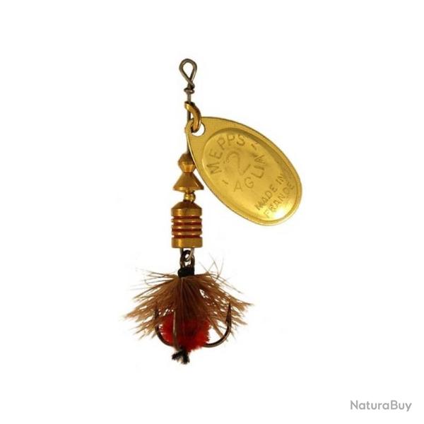 CUILLERE MEPPS AGLIA MOUCHE ROUGE OR 2