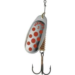 CUILLERE MEPPS COMET DECOREE ARGENT / PTS ROUGES 3