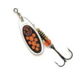 CUILLERE MEPPS BLACK FURY ORANGE ARGENT NOIR / PTS ORANGE 4