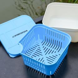 BAIT TUB 1600ML CLOSED LID + DRAIN