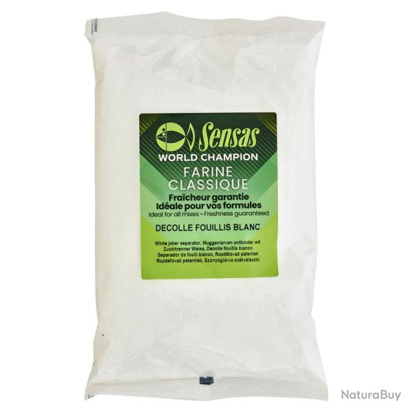 ADDITIF AMORCE SENSAS DECOLLE FOUILLIS BLANC 250G