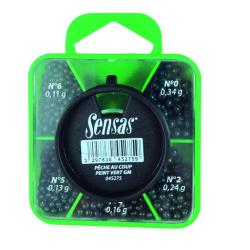 BOITE PLOMBS PEINTS 5 CASES 7 A 2