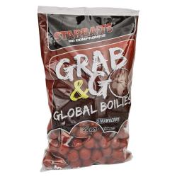 G&G GLOBAL BOILIES 1KG STRAWBERRY JAMB &Oslash;20