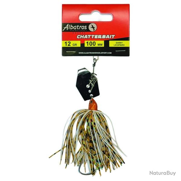 ALBATROS CHATTERBAIT 100MM 12GR SHINY LEOPARD