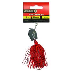 ALBATROS CHATTERBAIT 100MM 12GR RED FOX
