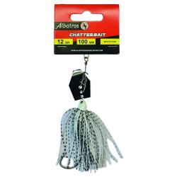 ALBATROS CHATTERBAIT 100MM 12GR WHITE FISH