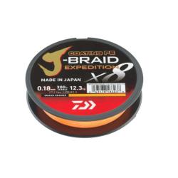 J-BRAID EXPEDITION X8E SMASH ORANGE 18/100 300M