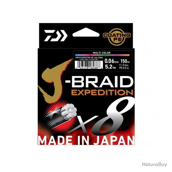 J-BRAID EXPEDITION X8E - MULTI COLOR 28/100 300M